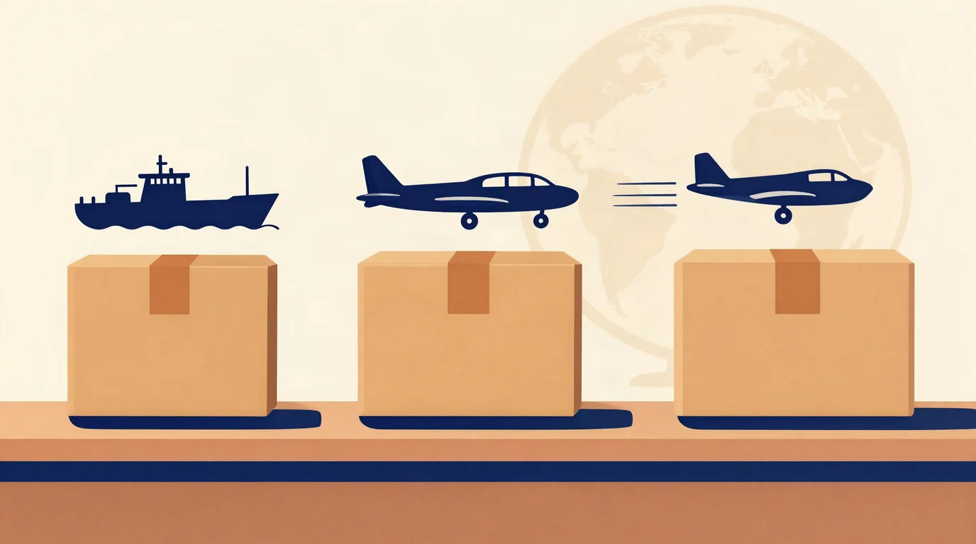Expédition internationale standard, accélérée ou express : la différence (2026)